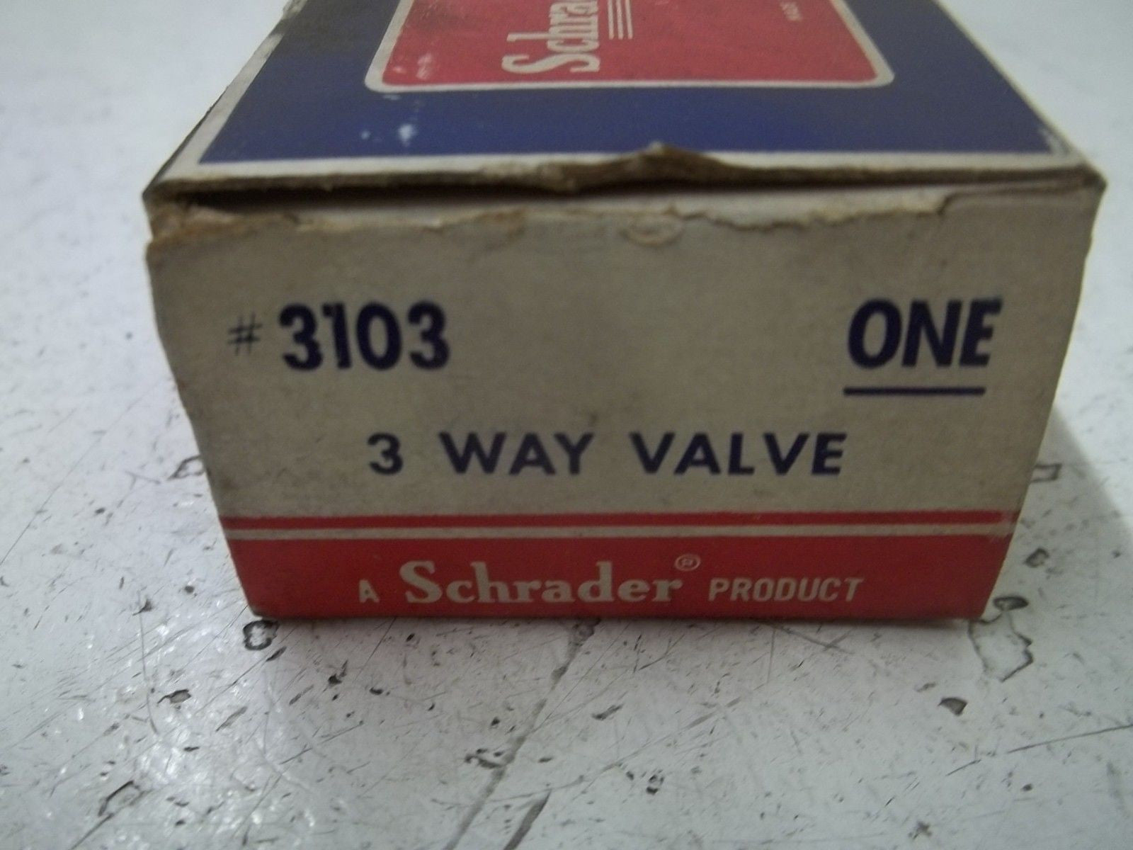 SCHRADER 3103 3-WAY VALVE *NEW IN BOX*