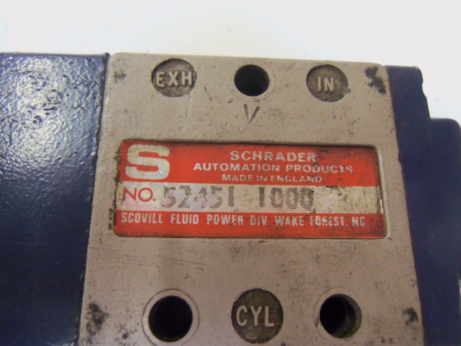 SCHRADER 52451 1000 (AS PICTURED) *USED*