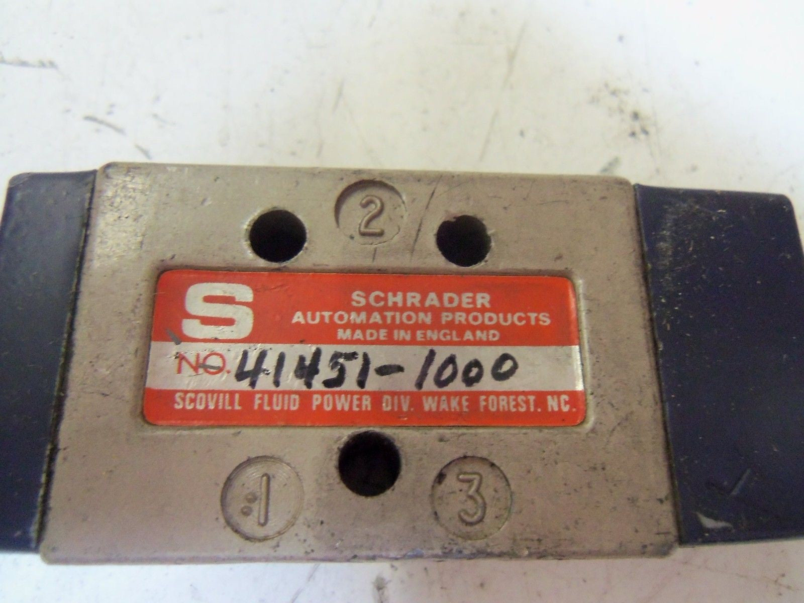 SCHRADER AUTOMATION PRODUCTS 41451-1000 *USED*