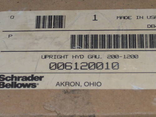 SCHRADER BELLOWS 006120010 *NEW IN BOX*