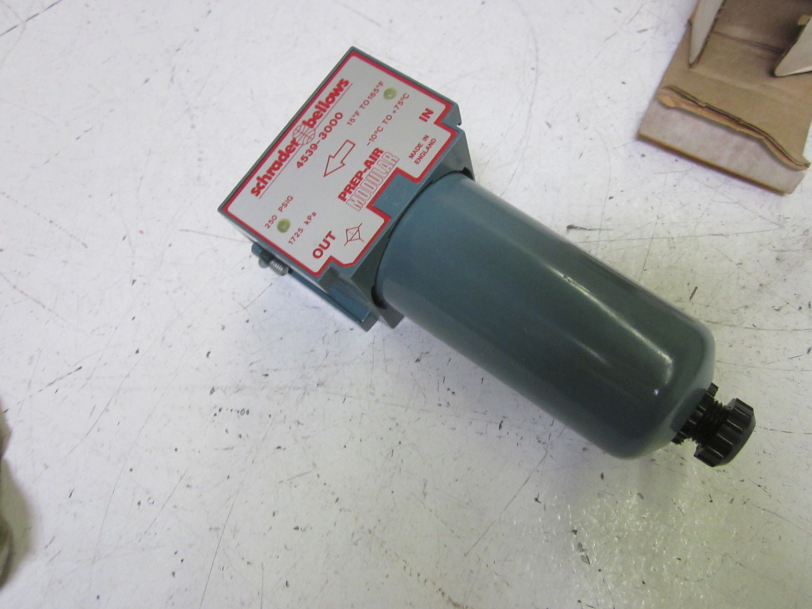 SCHRADER BELLOWS 4539-3000 PREP-AIR MOULAR FILTER 250PSIG 15-165F *NEW IN BOX*