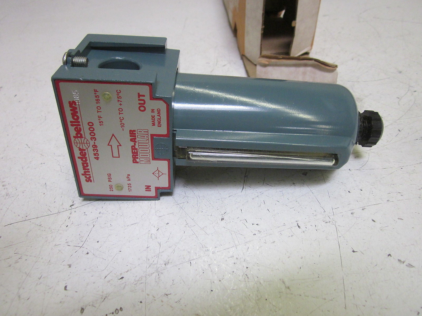 SCHRADER BELLOWS 4539-3000 PREP-AIR MOULAR FILTER 250PSIG 15-165F *NEW IN BOX*