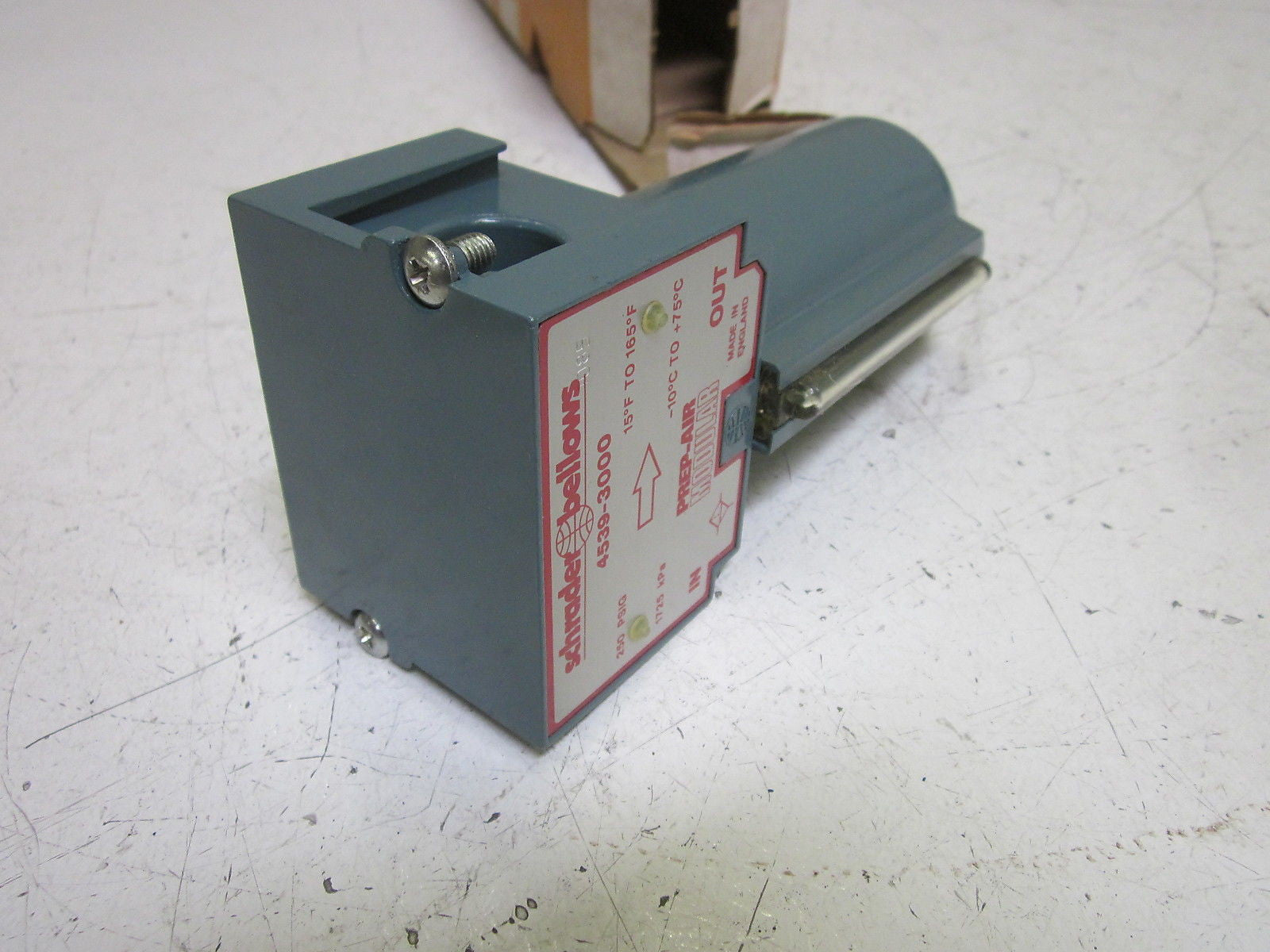 SCHRADER BELLOWS 4539-3000 PREP-AIR MOULAR FILTER 250PSIG 15-165F *NEW IN BOX*