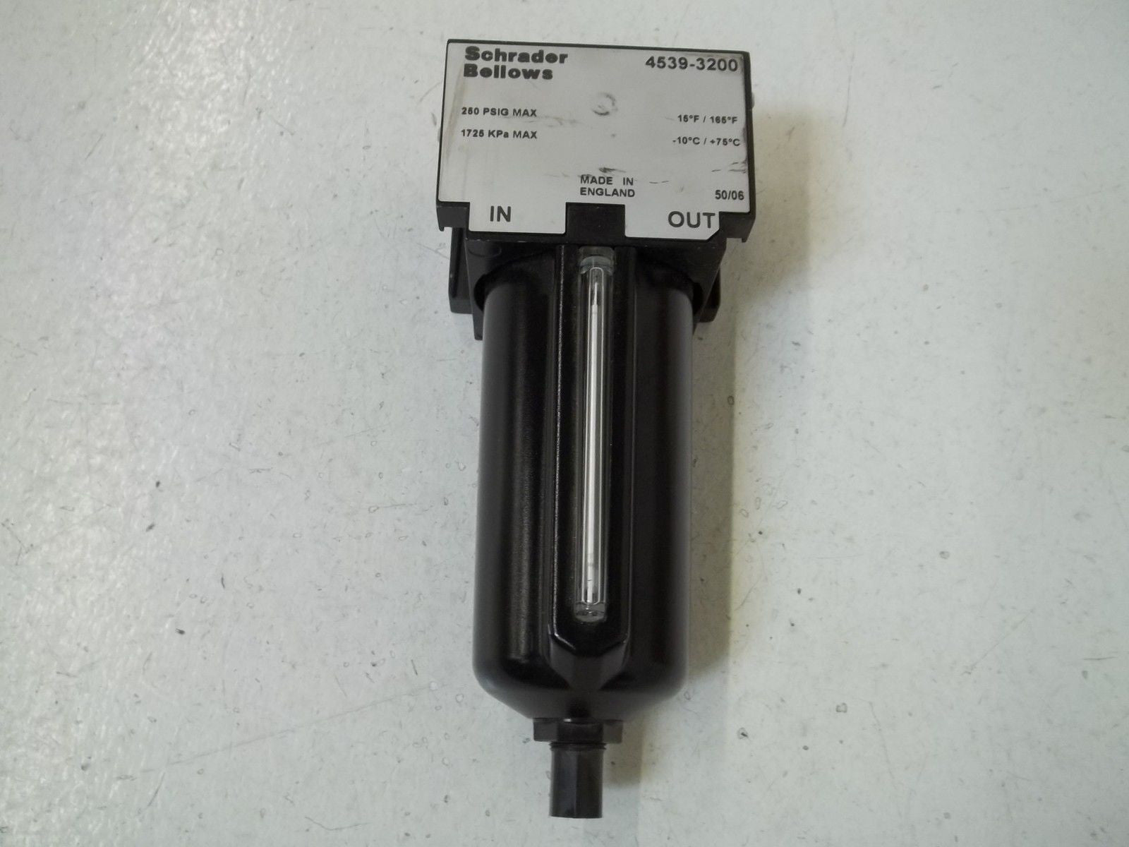 SCHRADER BELLOWS 4539-3200 MODULAR FILTER *USED*