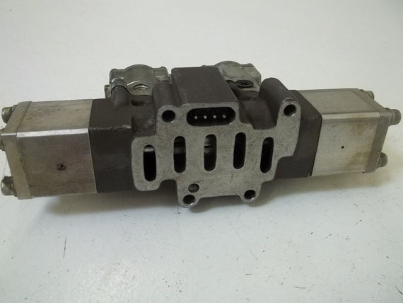 SCHRADER BELLOWS L525-59-21 DOUBLE SOLENOID VALVE *USED*