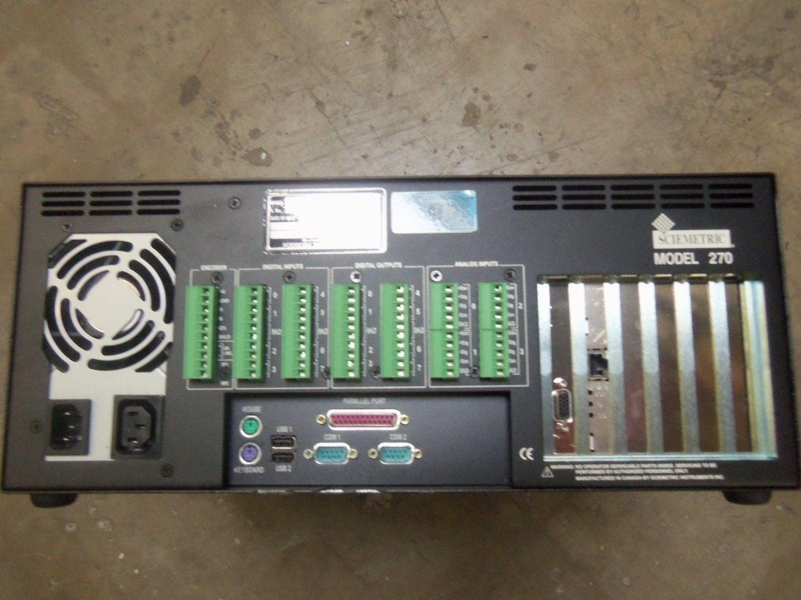 SCIEMETRIC INSTRUMENTS 270 PROCESS VERIFICATION SYSTEM *USED*