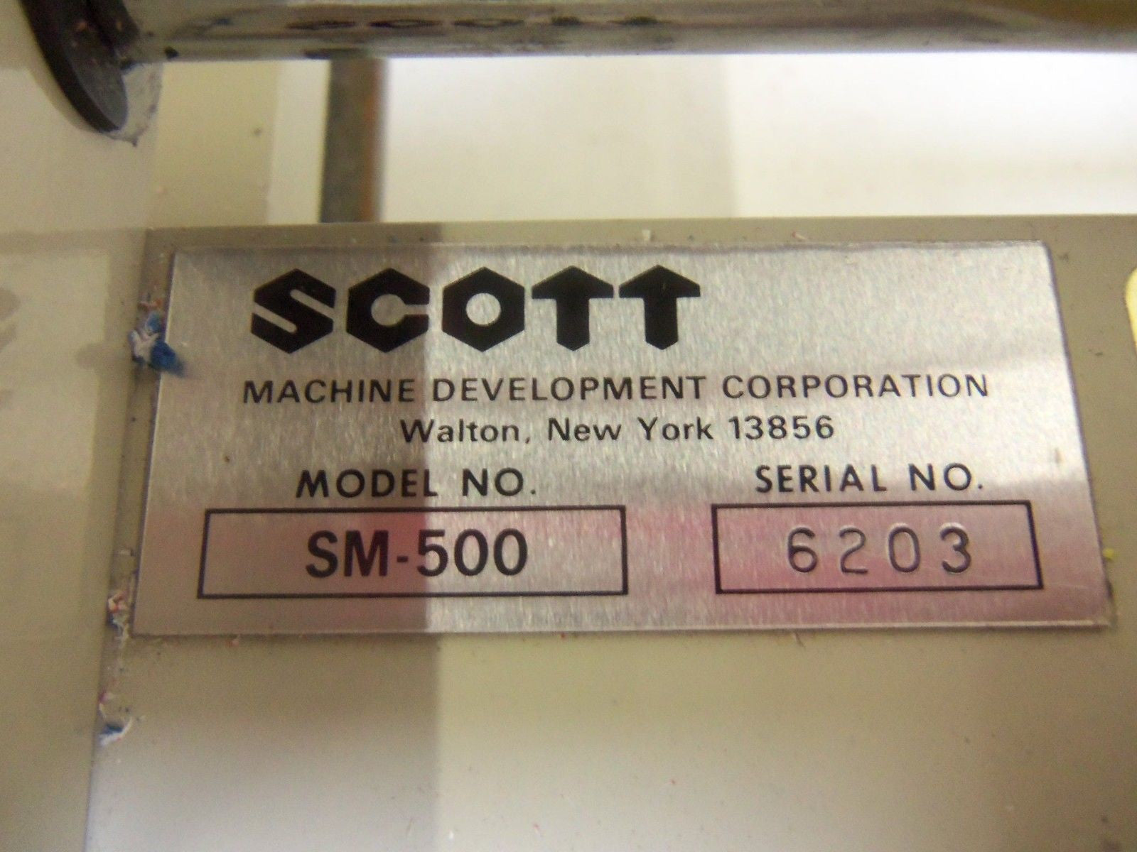 SCOTT SM-500 ENGRAVER *USED*