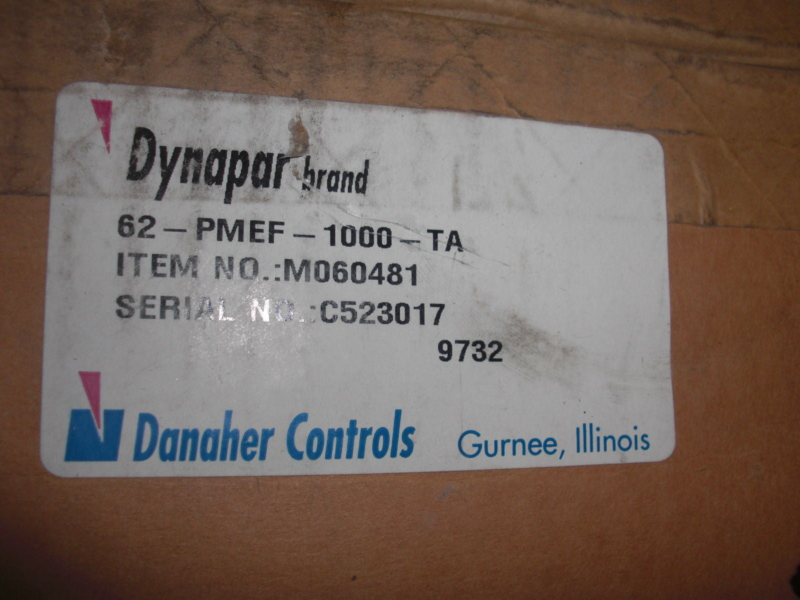 DYNAPAR M060481 *FACTORY SEALED*