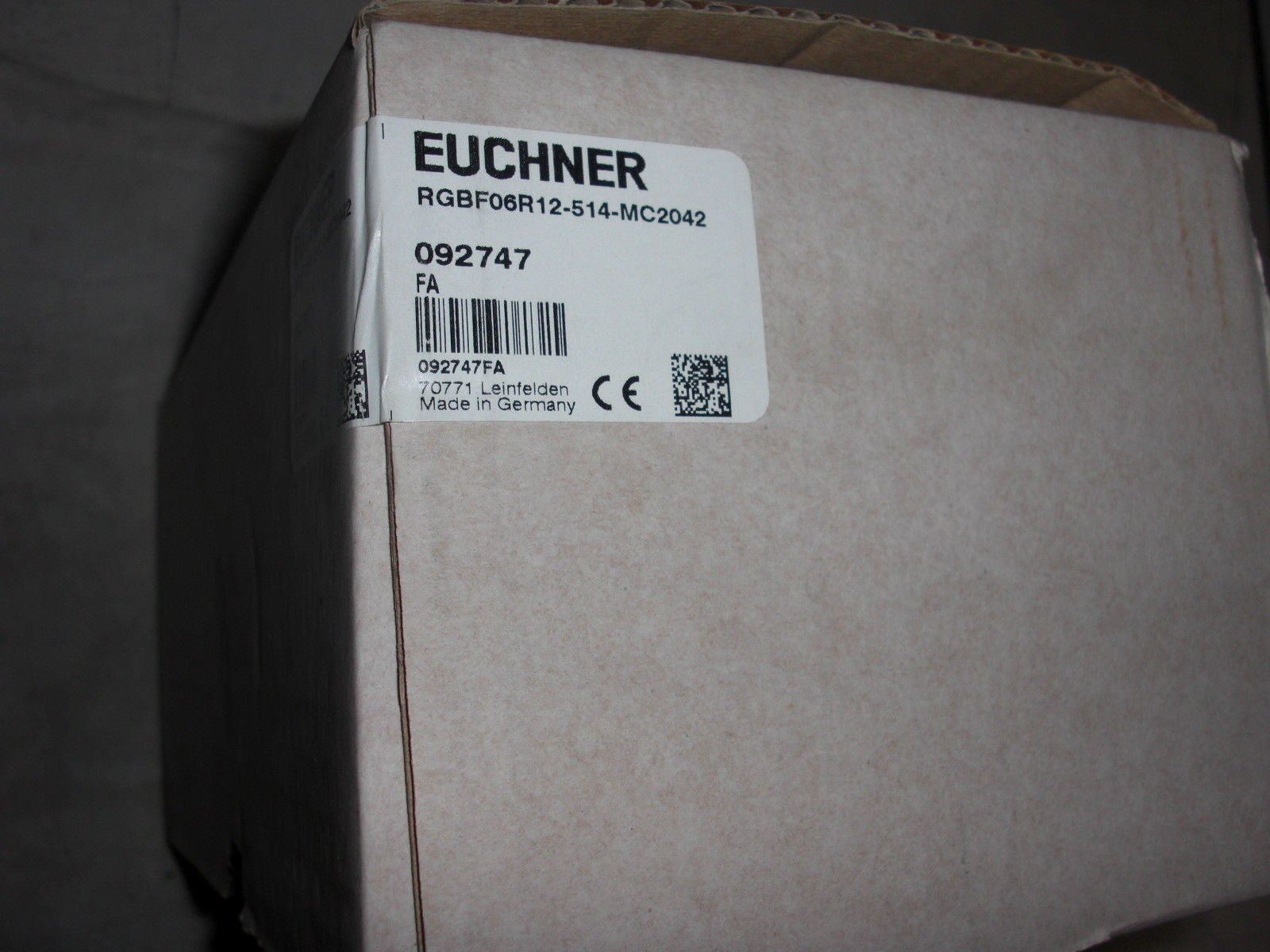 EUCHNER RGBF06R12-514-MC2042 *FACTORY SEALED*