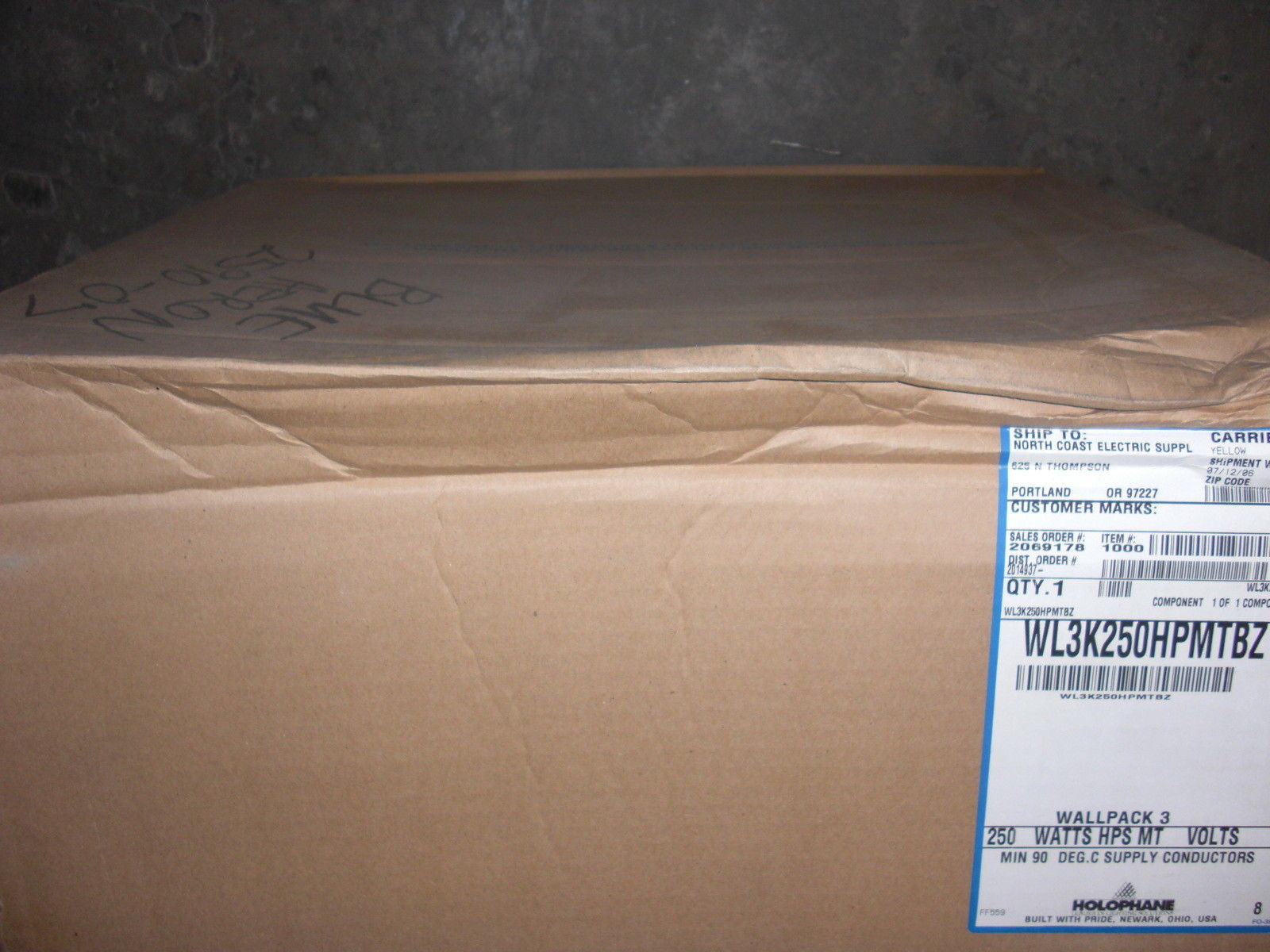 HOLOPHANE WL3K250HPMTBZ *FACTORY SEALED*
