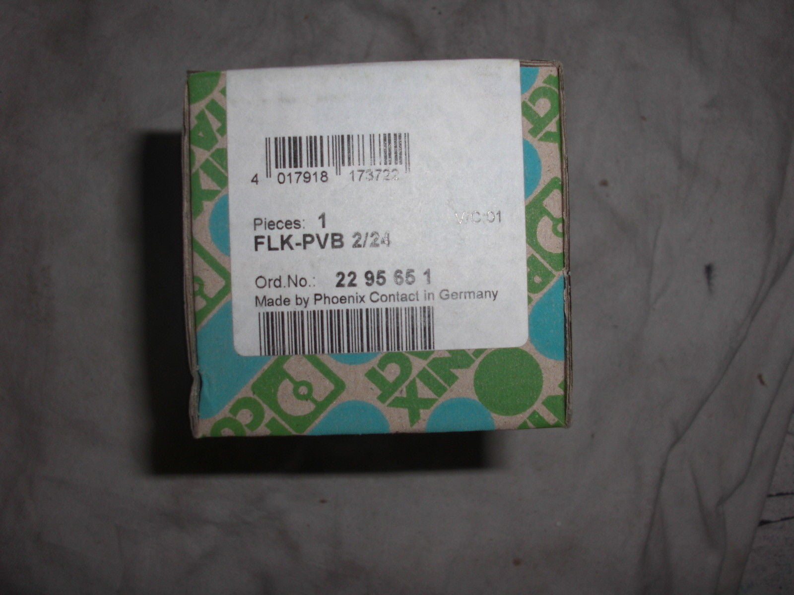 PHOENIX CONTACT FLK-PVB 2/24 *FACTORY SEALED*