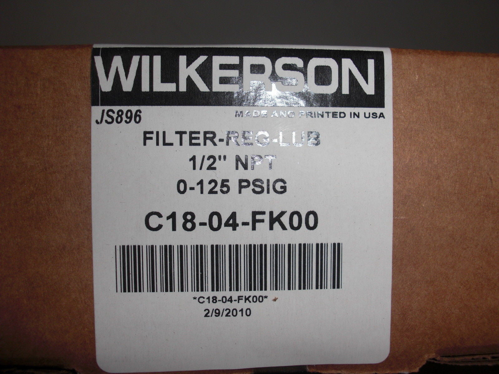 WILKERSON C18-04-FK00 *FACTORY SEALED*