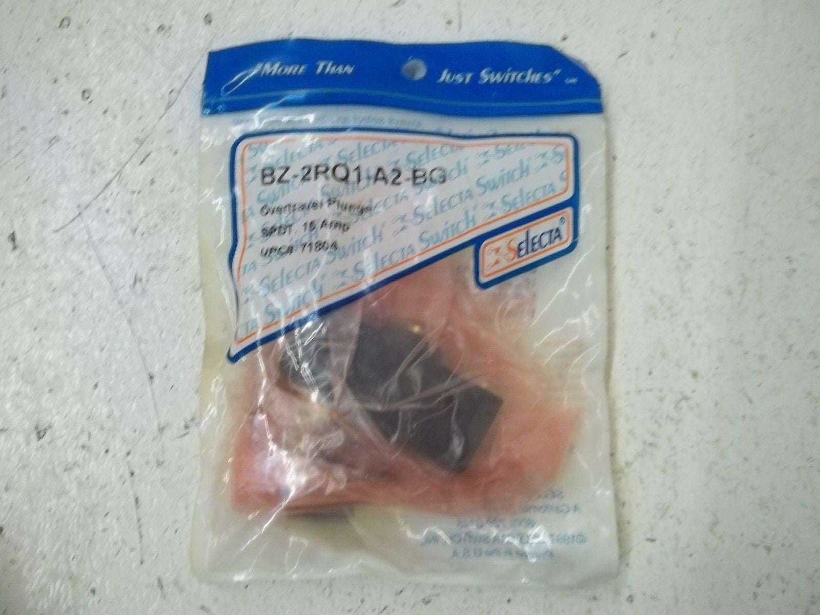 SELECTA BZ-2RQ1-A2-BG OVERTRAVEL PLUNGE *NEW IN A FACTORY BAG*
