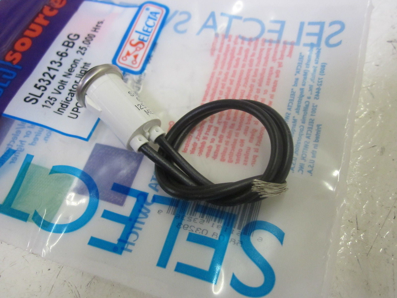 SELECTRA SL53213-6-BG GREEN INDICATOR LIGHT 125V * NEW IN A FACTORY BAG *
