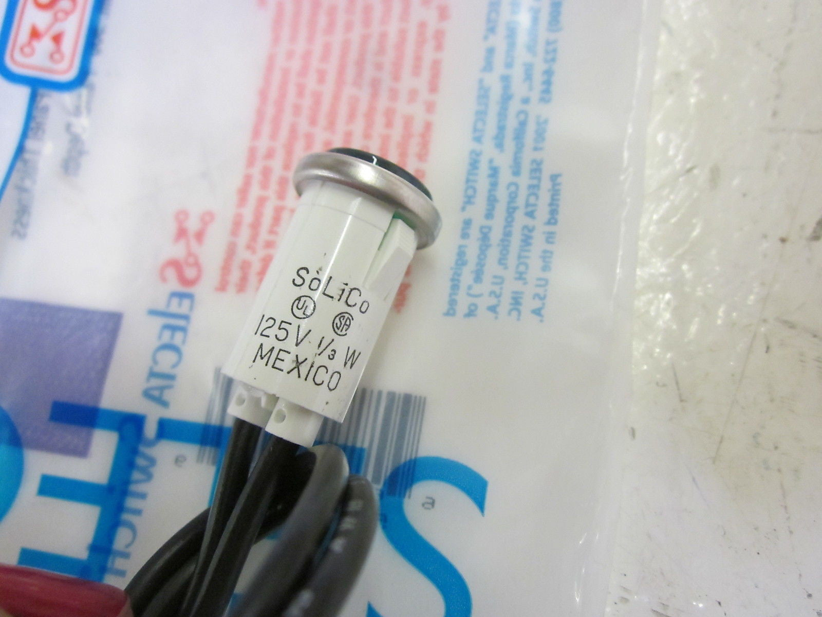 SELECTRA SL53213-6-BG GREEN INDICATOR LIGHT 125V * NEW IN A FACTORY BAG *