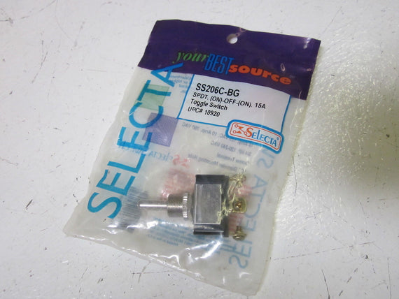 SELECTRA SS206C-BG TOGGLE SWITCH 125V *NEW IN A FACTORY BAG*
