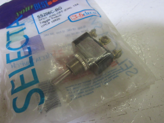 SELECTRA SS206C-BG TOGGLE SWITCH 125V *NEW IN A FACTORY BAG*