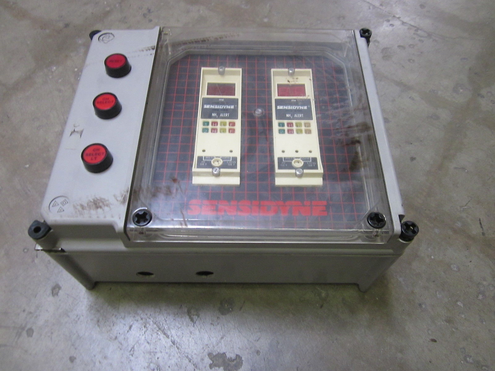 SENSIDYNE 7010697-1 COMBUSTION MODULE  VYNCO S-536055 ENCLOSURE (AS PIC.) *USED*