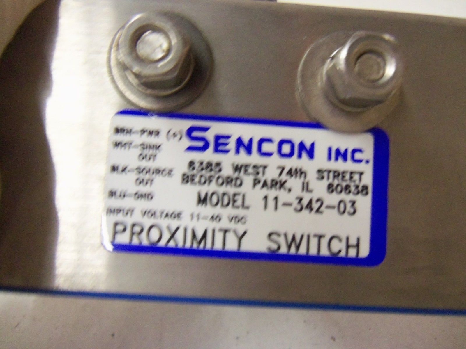 SENSON INC. MODEL 11-342-03 *USED*