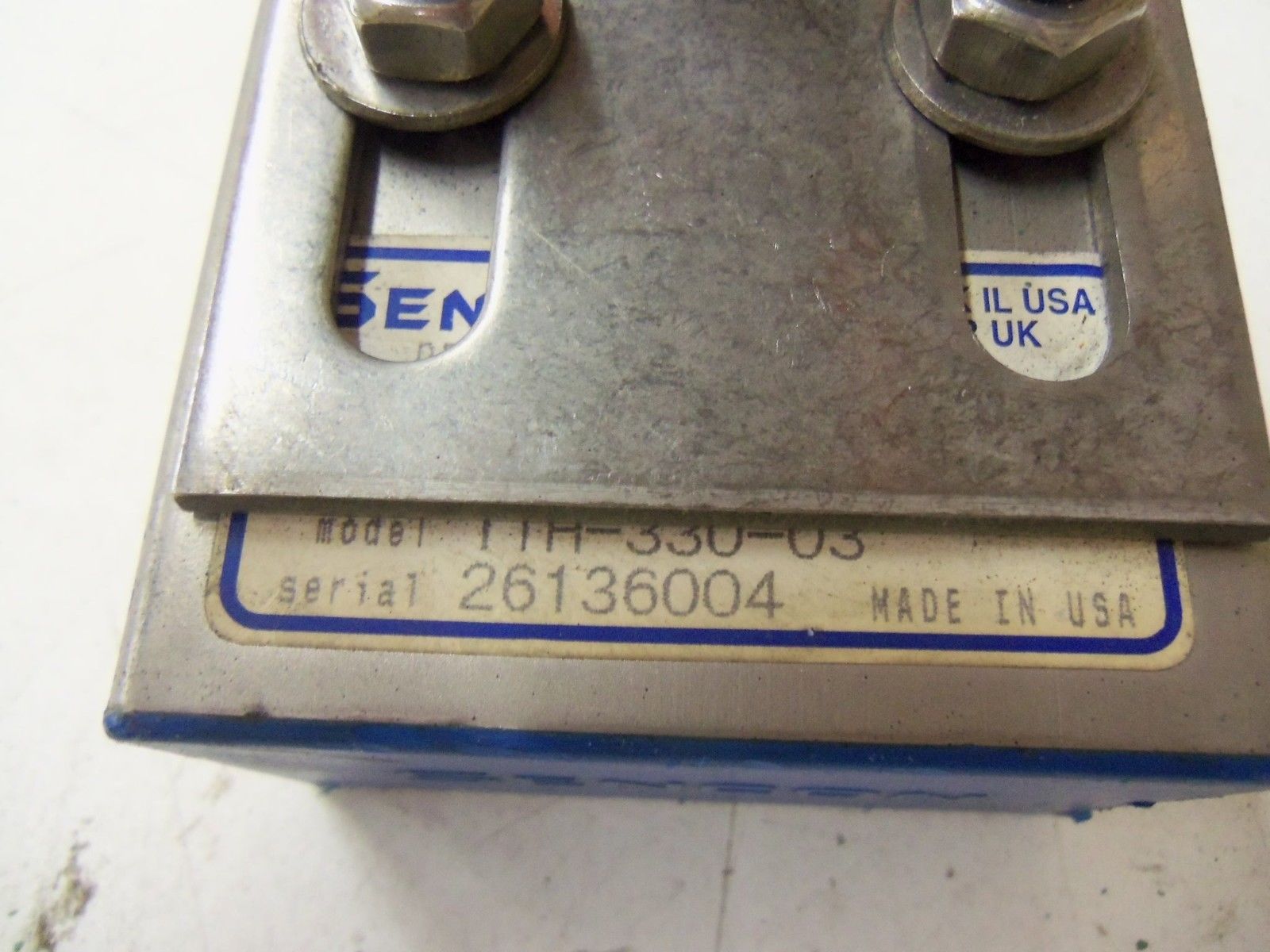 SENSON INC. MODEL 11H-330-03 *USED*
