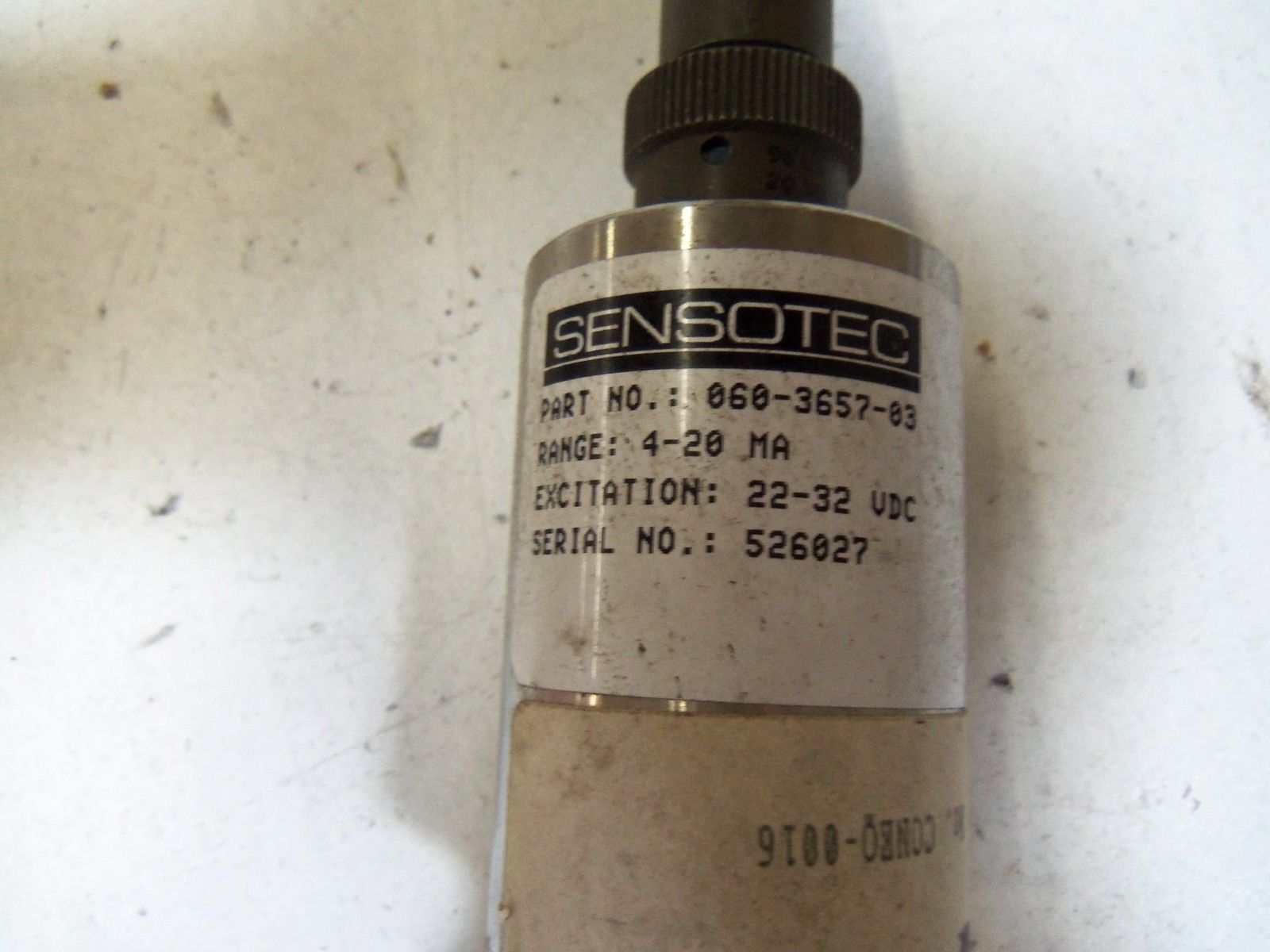 SENSOTEC 060-3657-03 *USED*