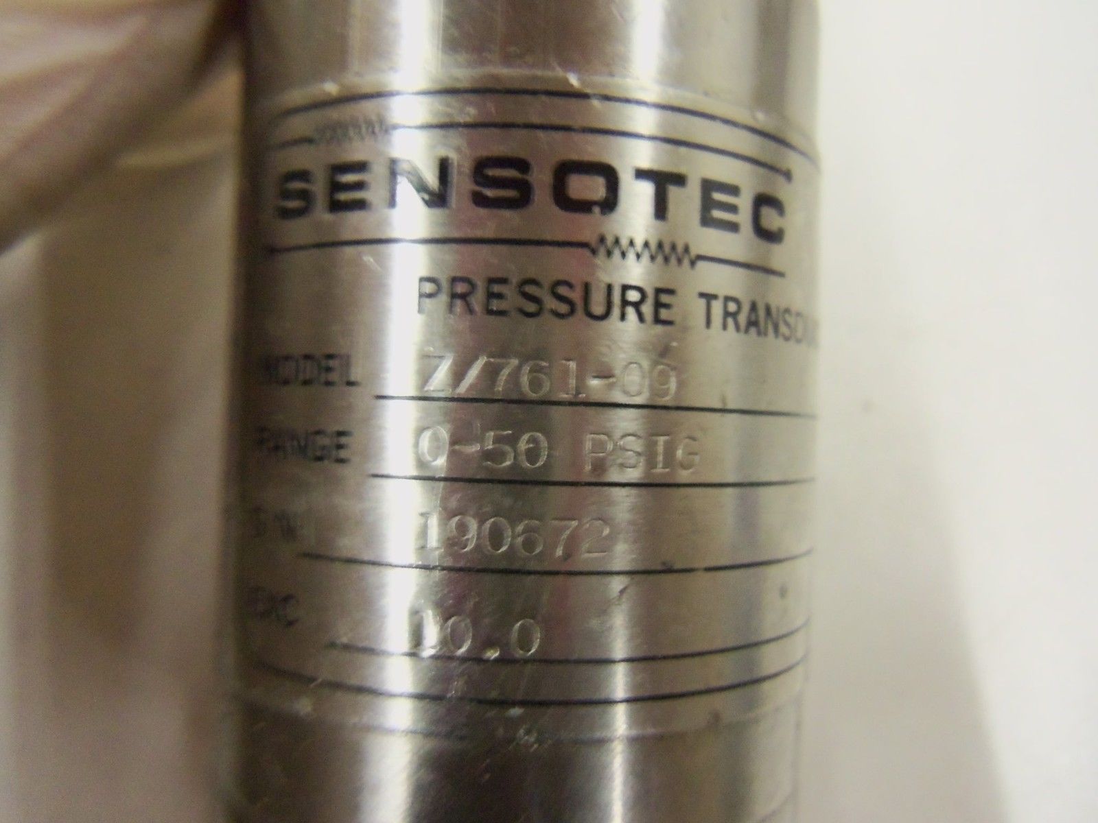 SENSOTEC Z/761-09 *USED*