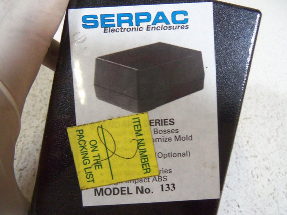 SERPAC ELECTRONIC ENCLOSURE 133 *NEW NO BOX*