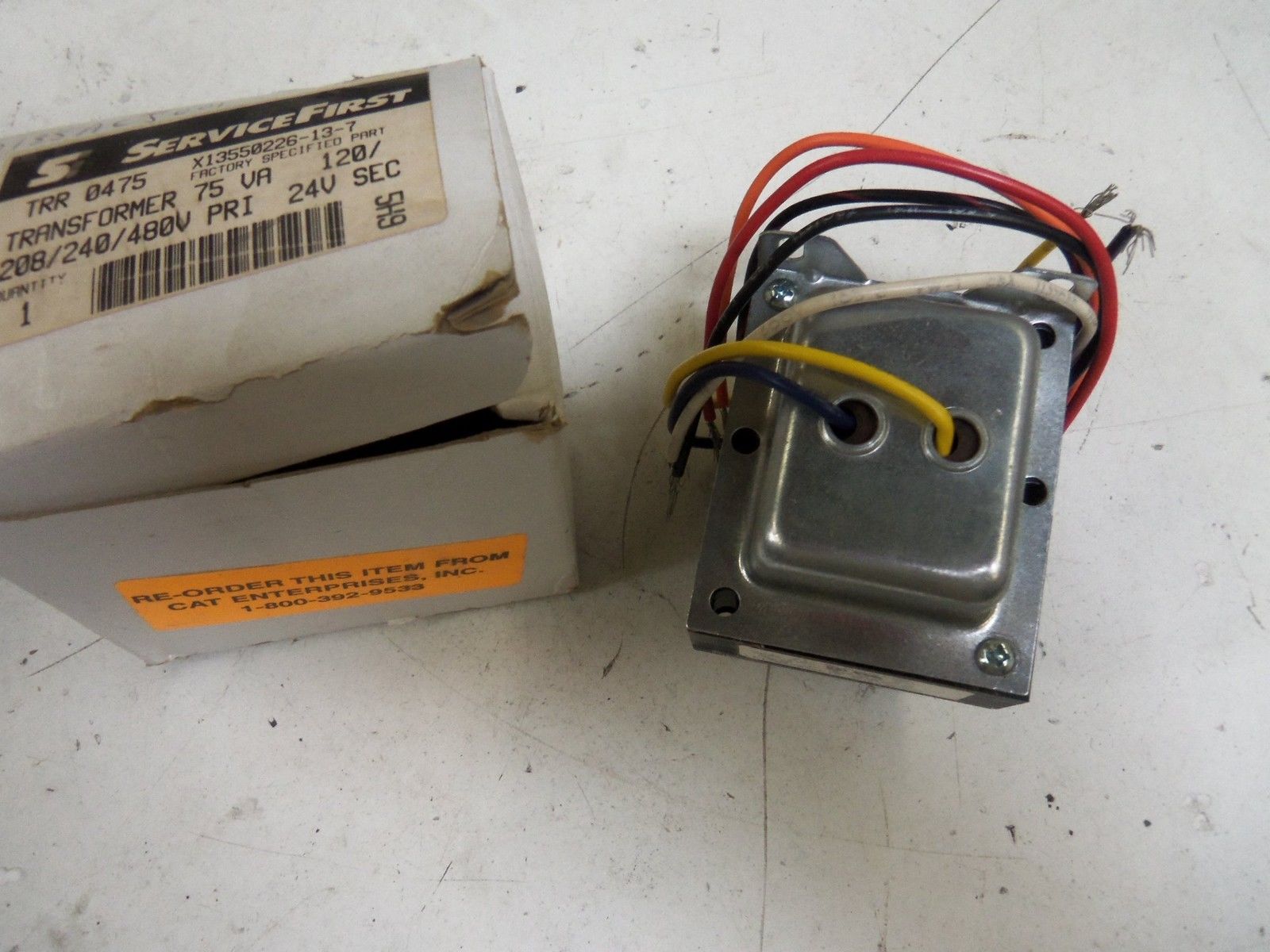 SERVICE FIRST X13550226-13-7 TRANSFORMER TRR 0175 *NEW IN BOX*