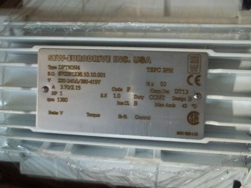 SEW-EURODRIVE DFT80N4 *NEW*
