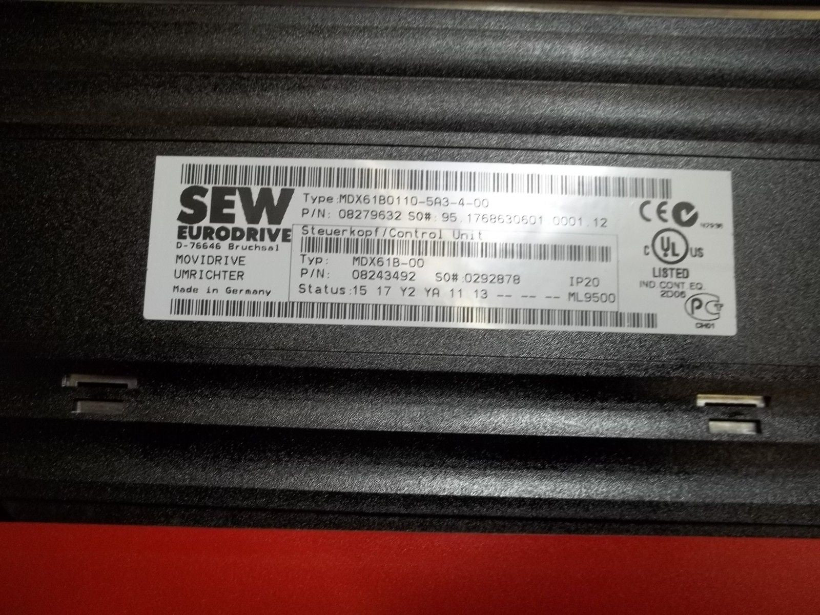 SEW-EURODRIVE MDX61B0110-5A3-4-00 *NEW NO BOX*