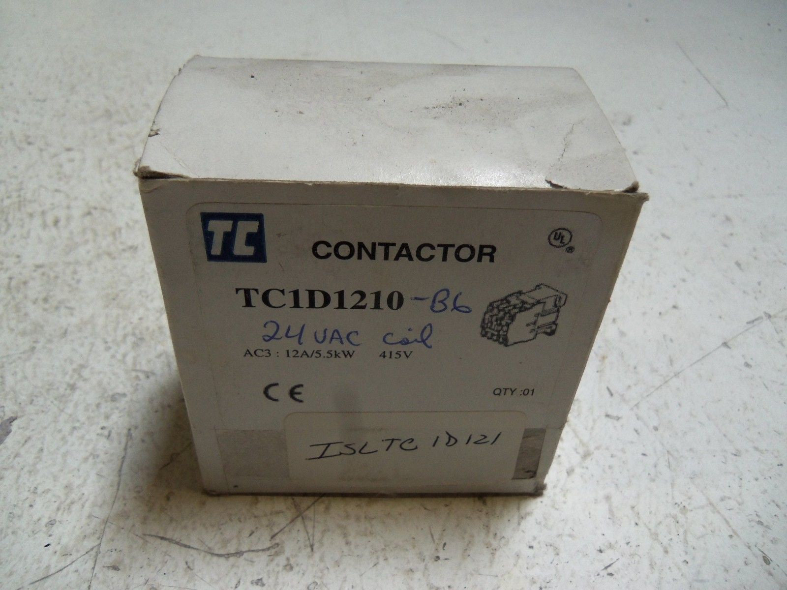 SHAMROCK CONTROLS TC1D1210-B6 CONTACTOR *NEW IN BOX*