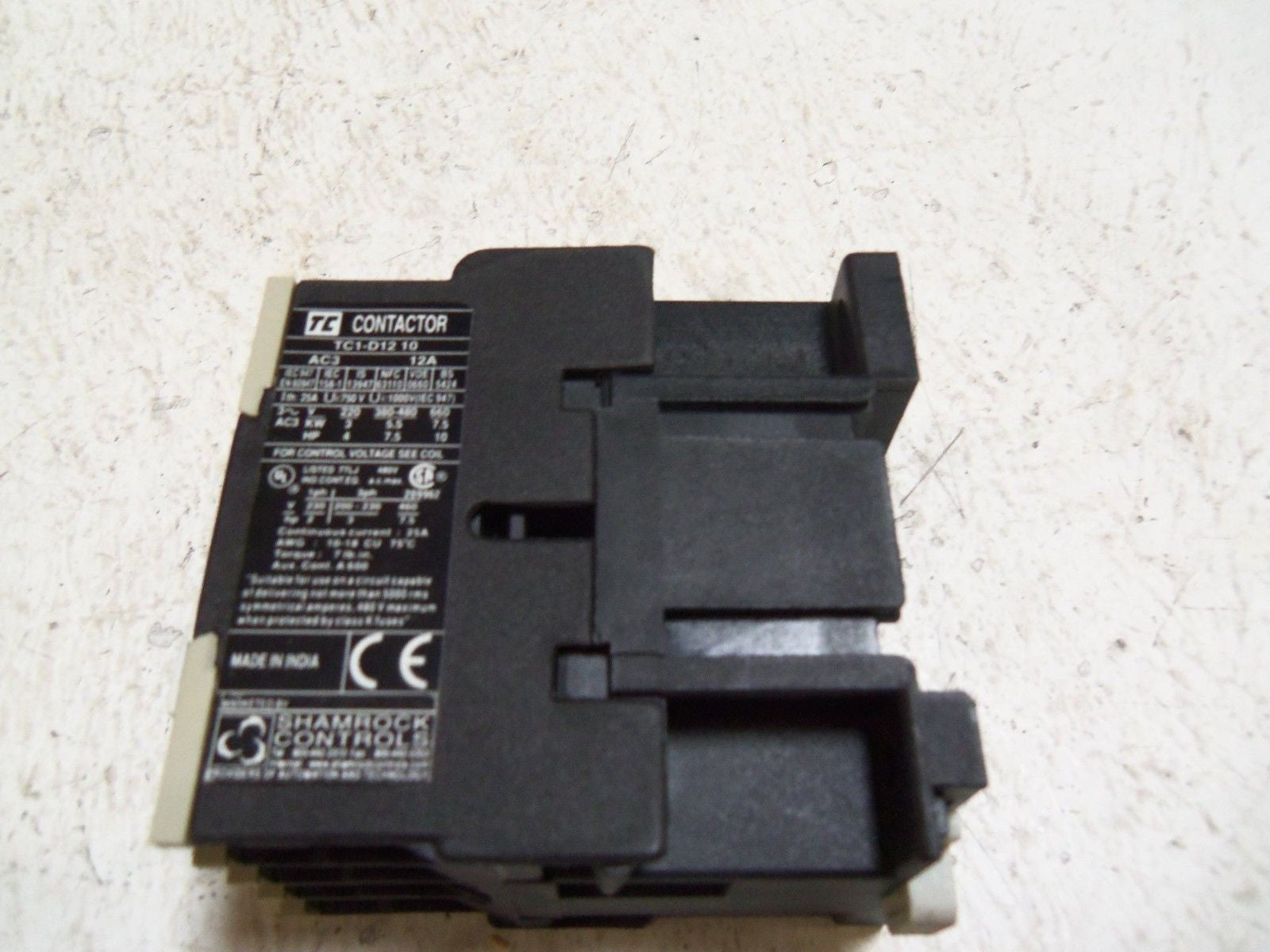 SHAMROCK CONTROLS TC1D1210-B6 CONTACTOR *NEW IN BOX*