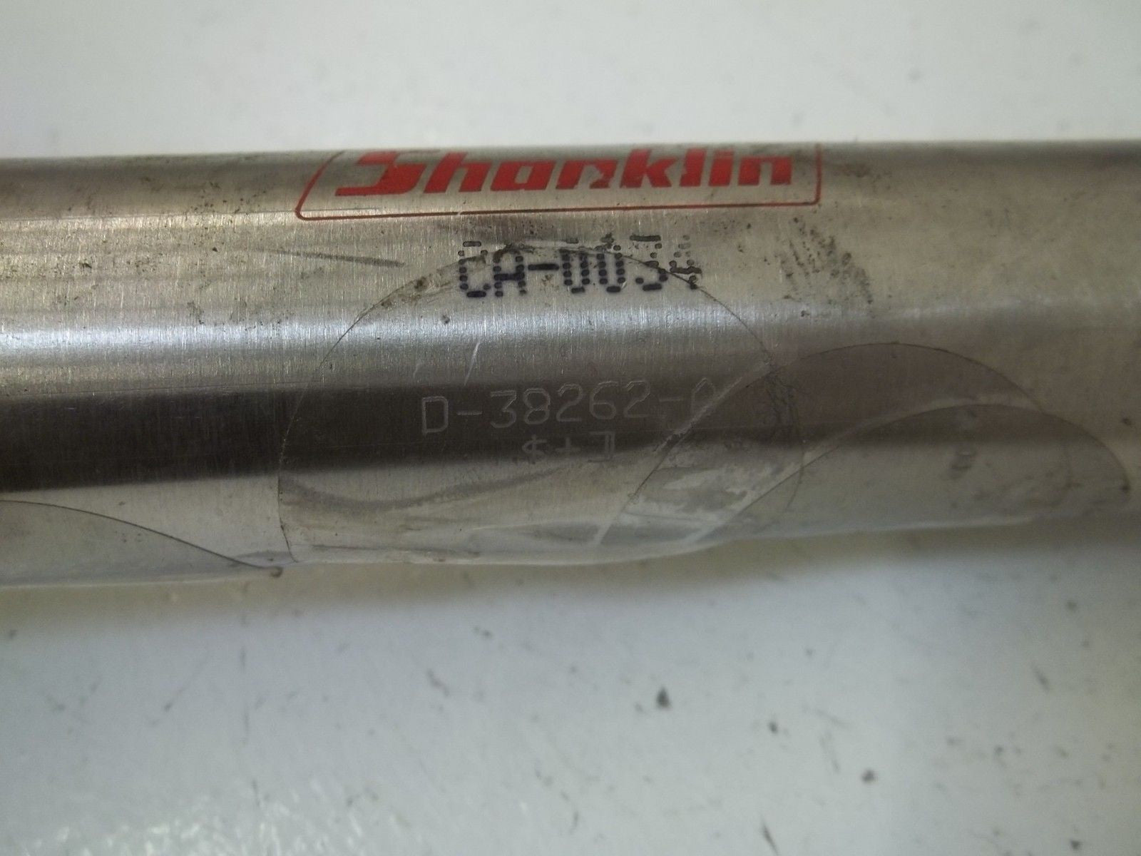 SHANKLIN CA-0034-D-38262-A PNEUMATIC CYLINDER *USED*