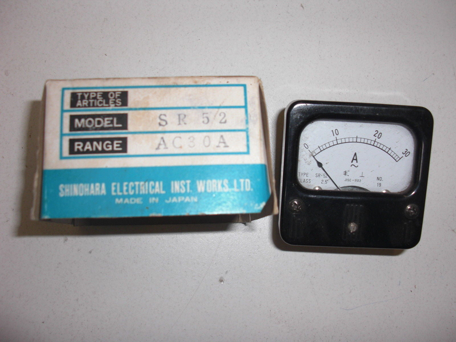 SHINOHARA ELECTRIC SR52 *NEW IN BOX*