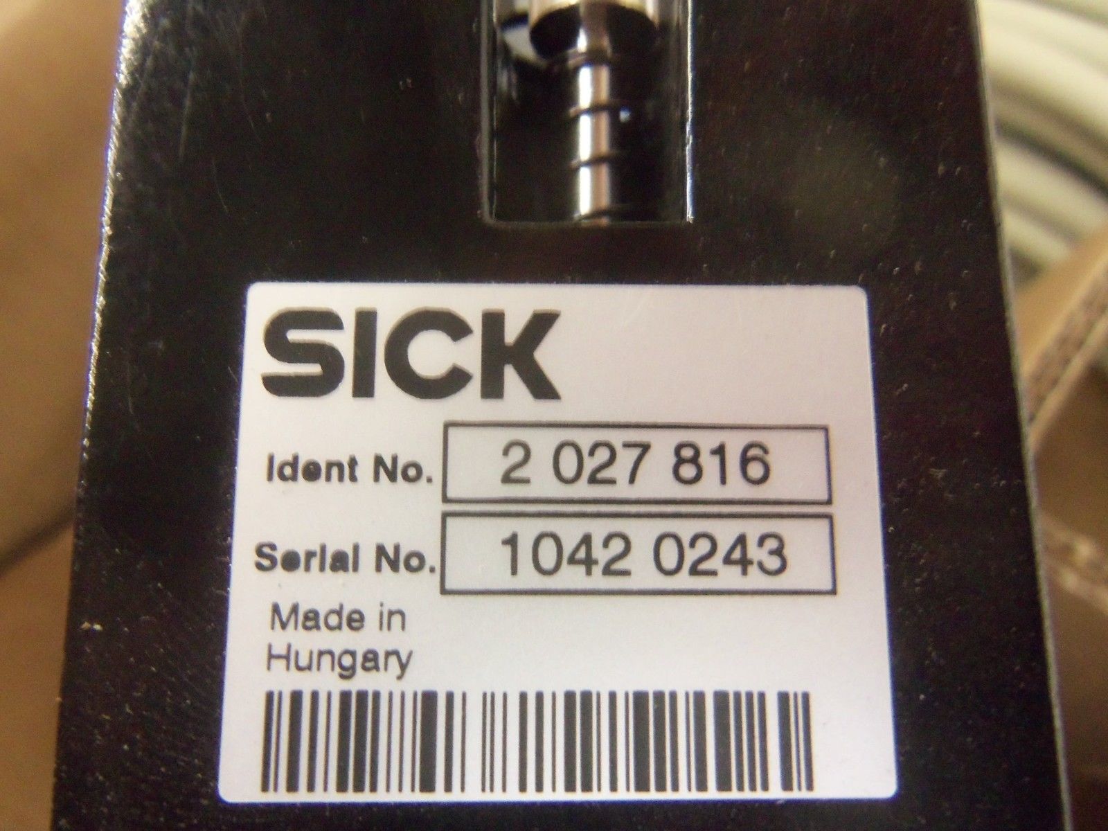 SICK 2027816 SYSTEM PLUG *NEW IN BOX*