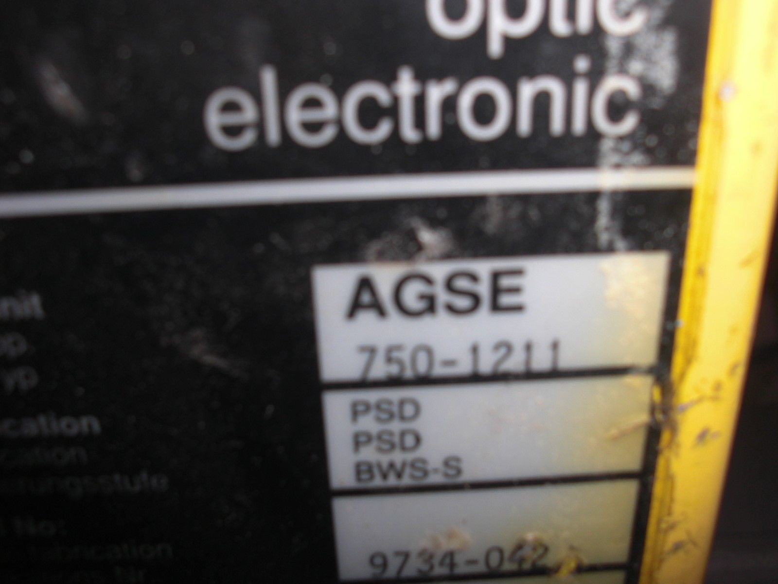 SICK AGSE-750-1211 *USED*