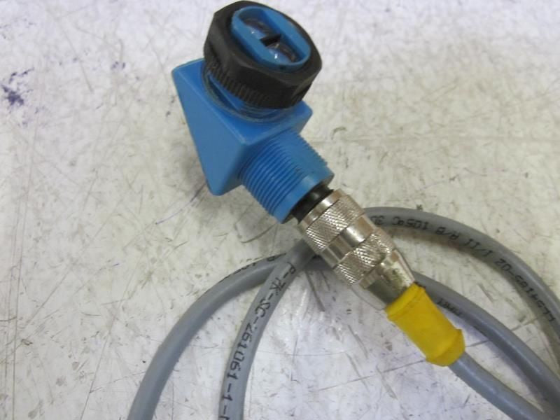 SICK EL1-F124 OPTIC ELECTRONIC W/ TURCK RK 4.4T-4 CABLE *USED*