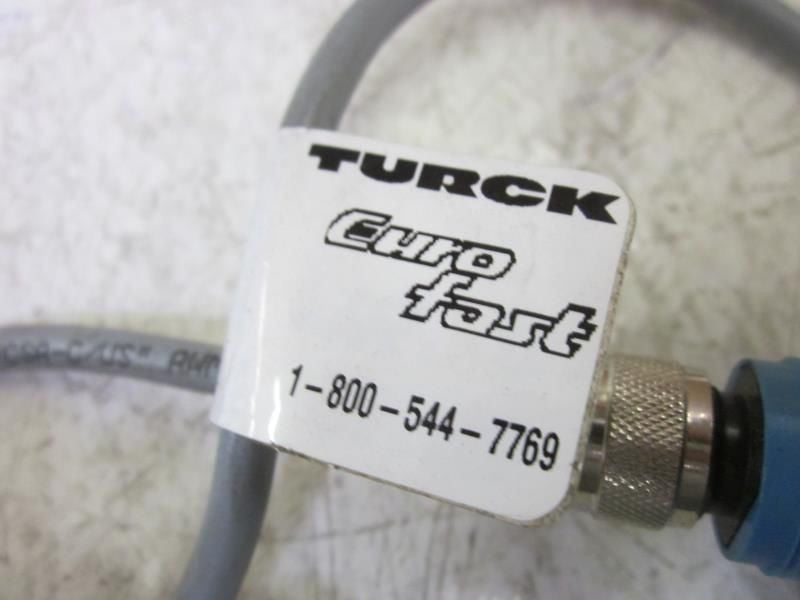 SICK EL1-F124 OPTIC ELECTRONIC W/ TURCK RK 4.4T-4 CABLE *USED*