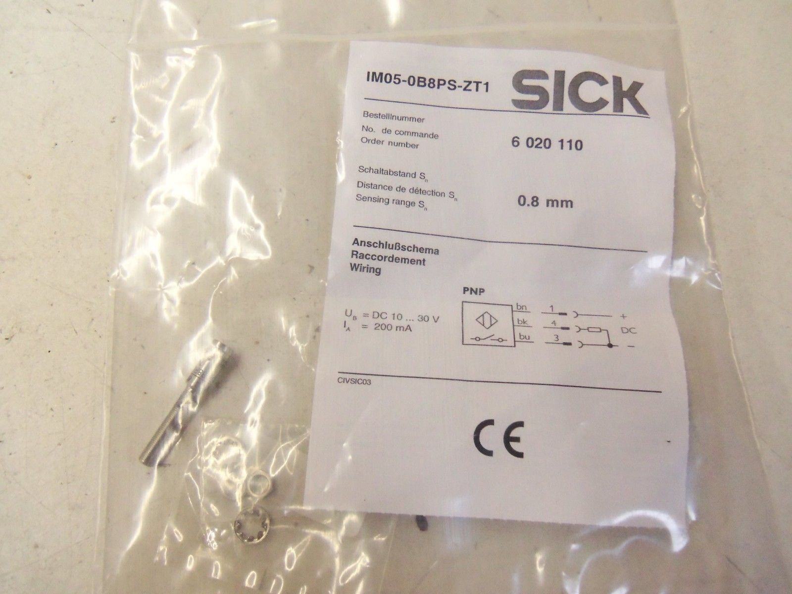 SICK IM05-0B8PS-ZT1 *NEW IN FACTORY BAG*