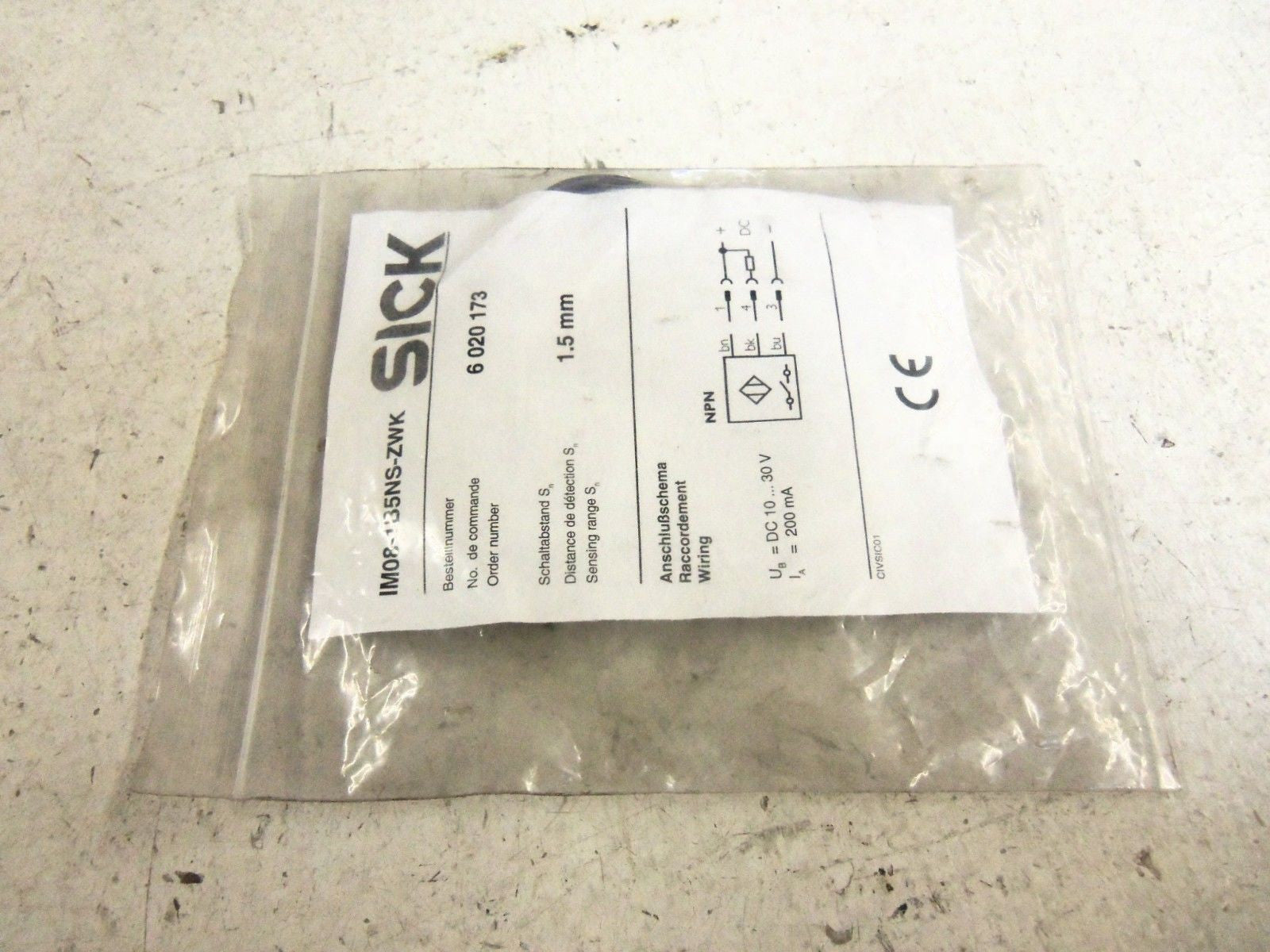 SICK IM08-1B5NS-ZWK SENSOR *NEW NO BOX*