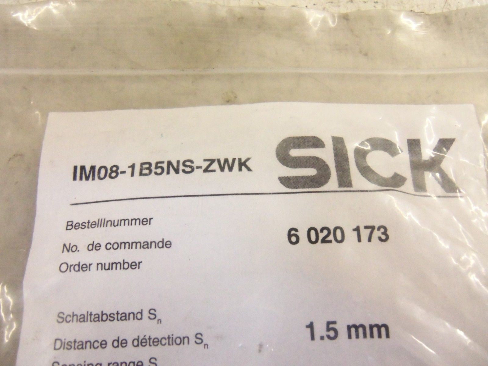 SICK IM08-1B5NS-ZWK SENSOR *NEW NO BOX*