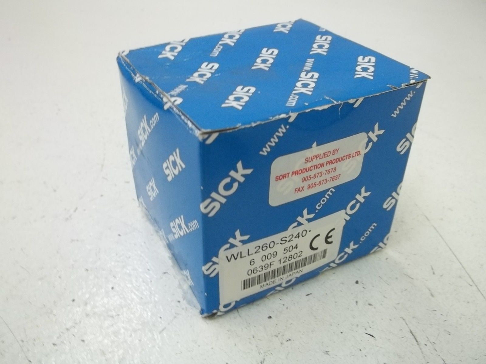 SICK WLL260-S240 PHOTOELECTRIC FIBER OPTIC *NEW IN BOX*