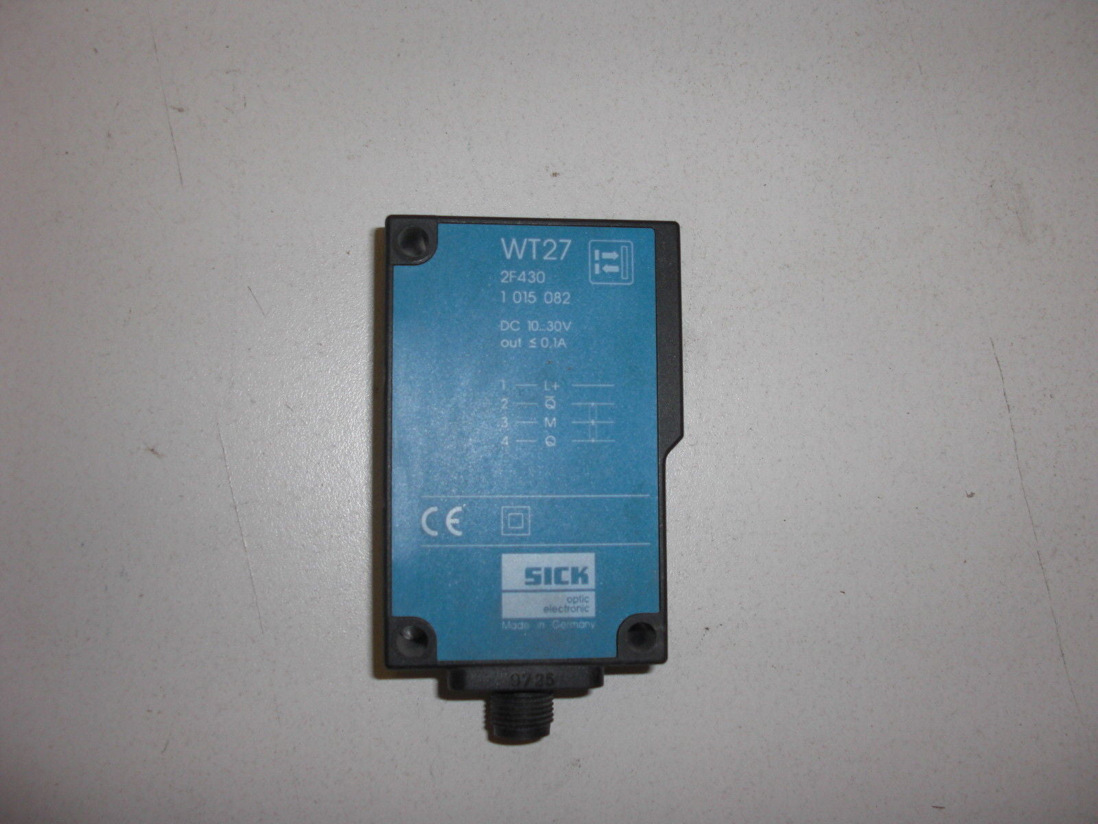 SICK WT272F430 .1000 MM ABS, 4-PIN M12 CONNECTOR PHASEOUT *NEW NO BOX*