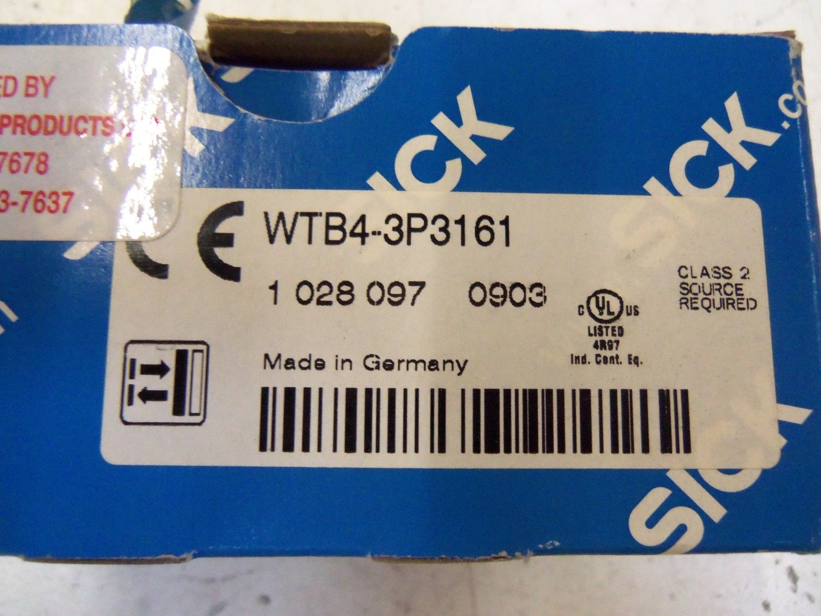 SICK WTB4-3P31161 *NEW IN BOX*