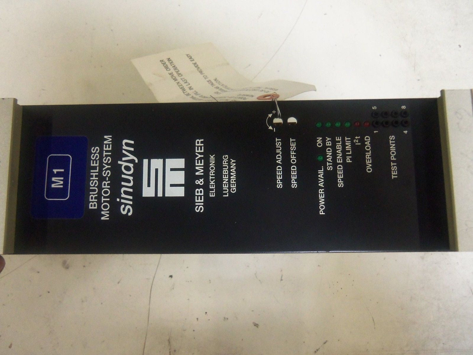 SIEB & MEYER 26.5039 MOTOR SYSTEM *USED*