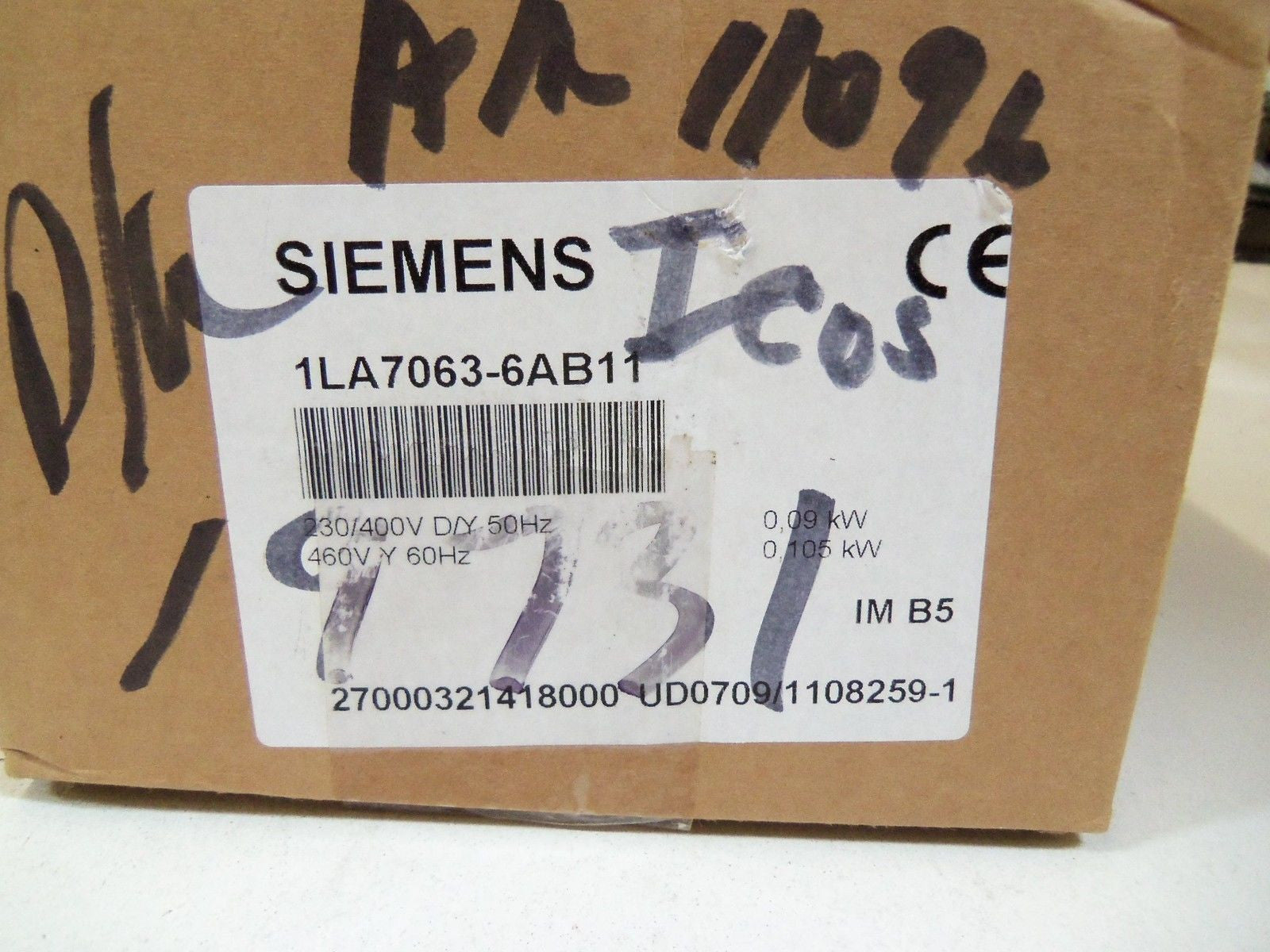 SIEMENS 1LA7063-6AB11 *NEW IN BOX*