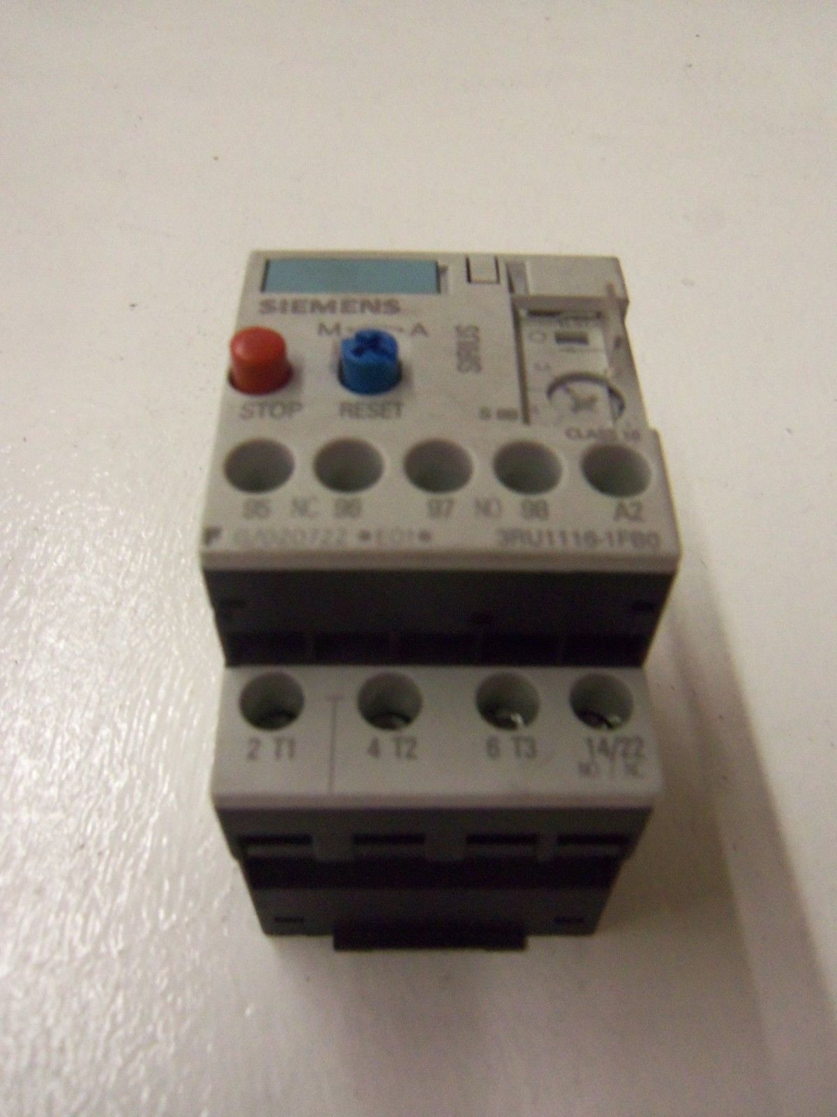 SIEMENS 3RU1116-1FB0 OVERLOAD RELAY 3.5-5A *USED*