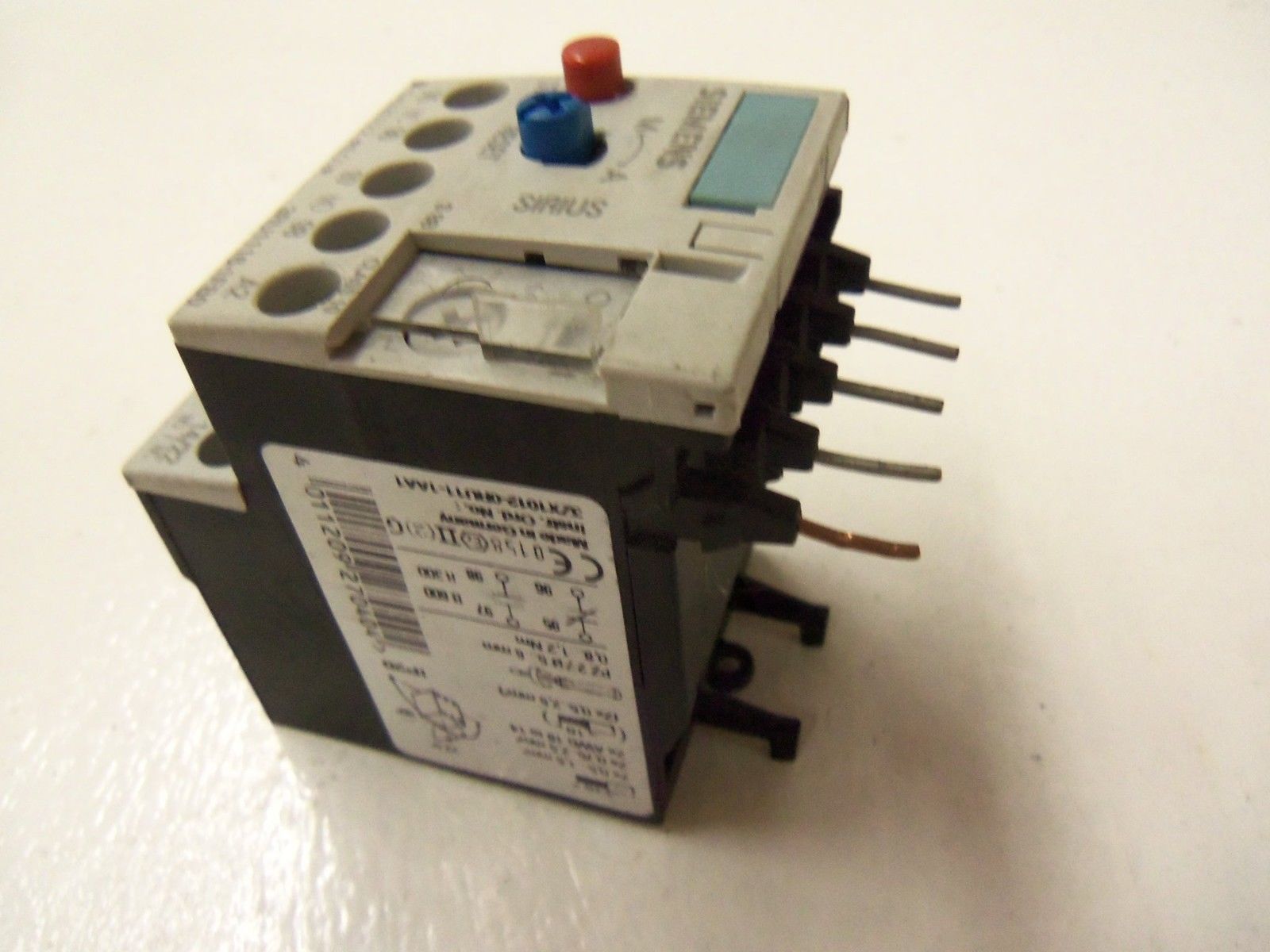 SIEMENS 3RU1116-1FB0 OVERLOAD RELAY 3.5-5A *USED*