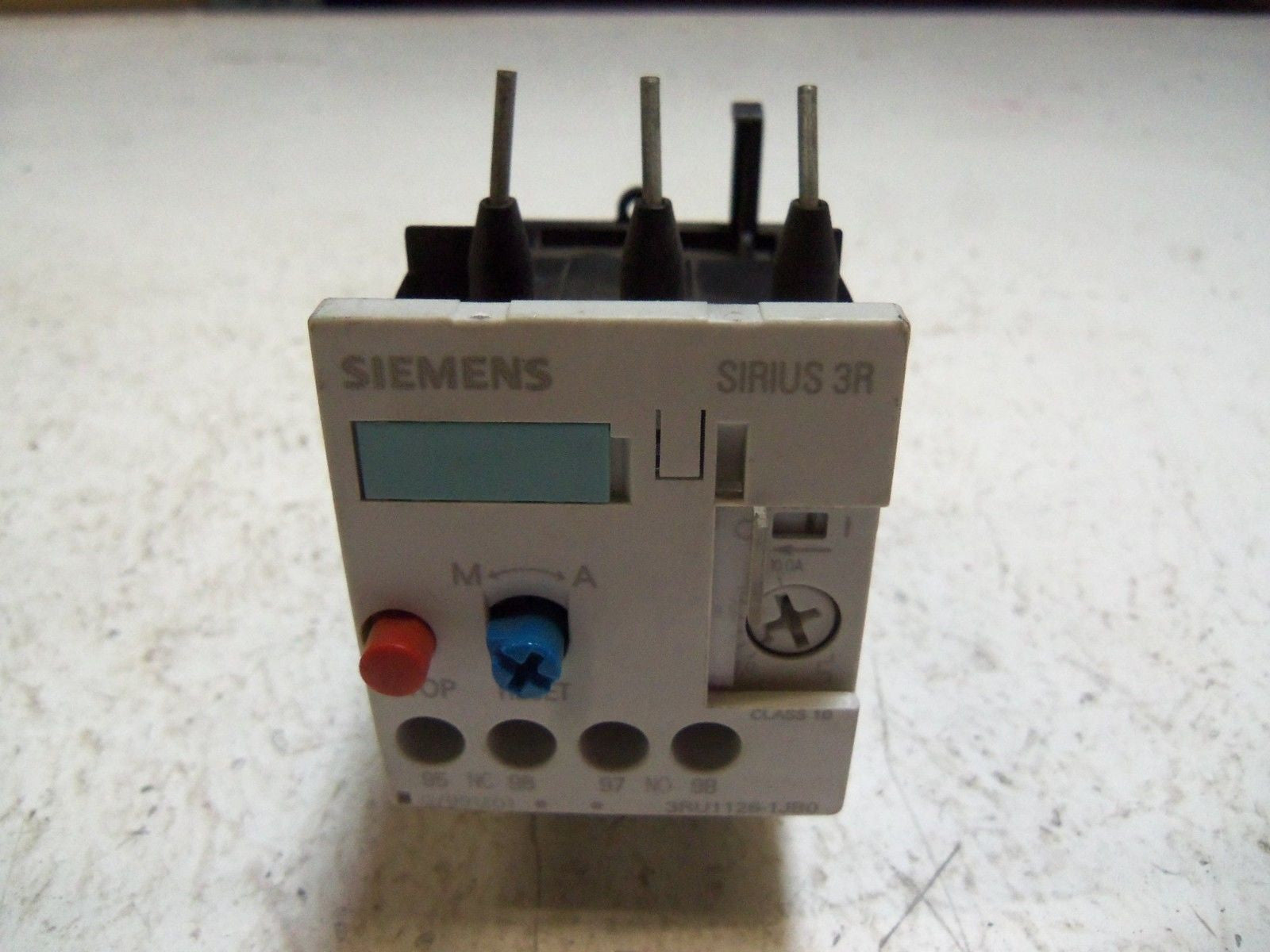 SIEMENS 3RU1126-1JB0 OVERLOAD RELAY *USED*