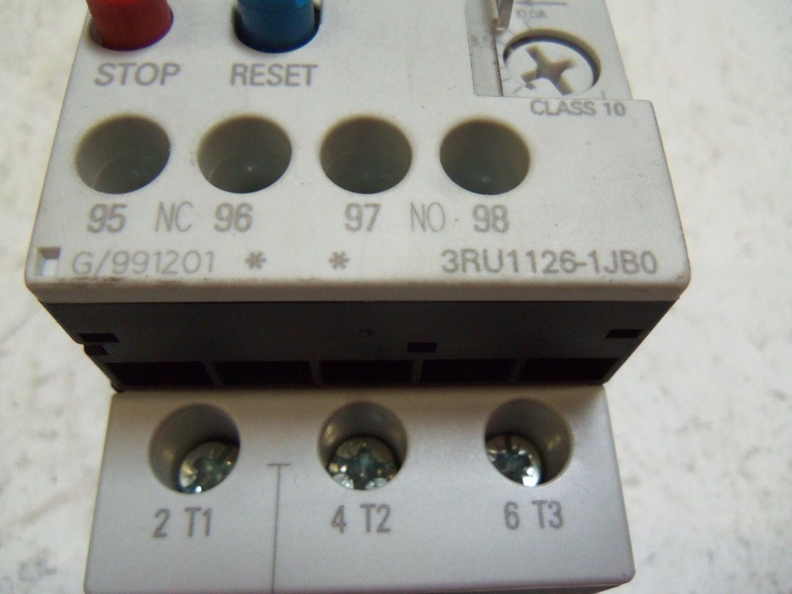 SIEMENS 3RU1126-1JB0 OVERLOAD RELAY *USED*